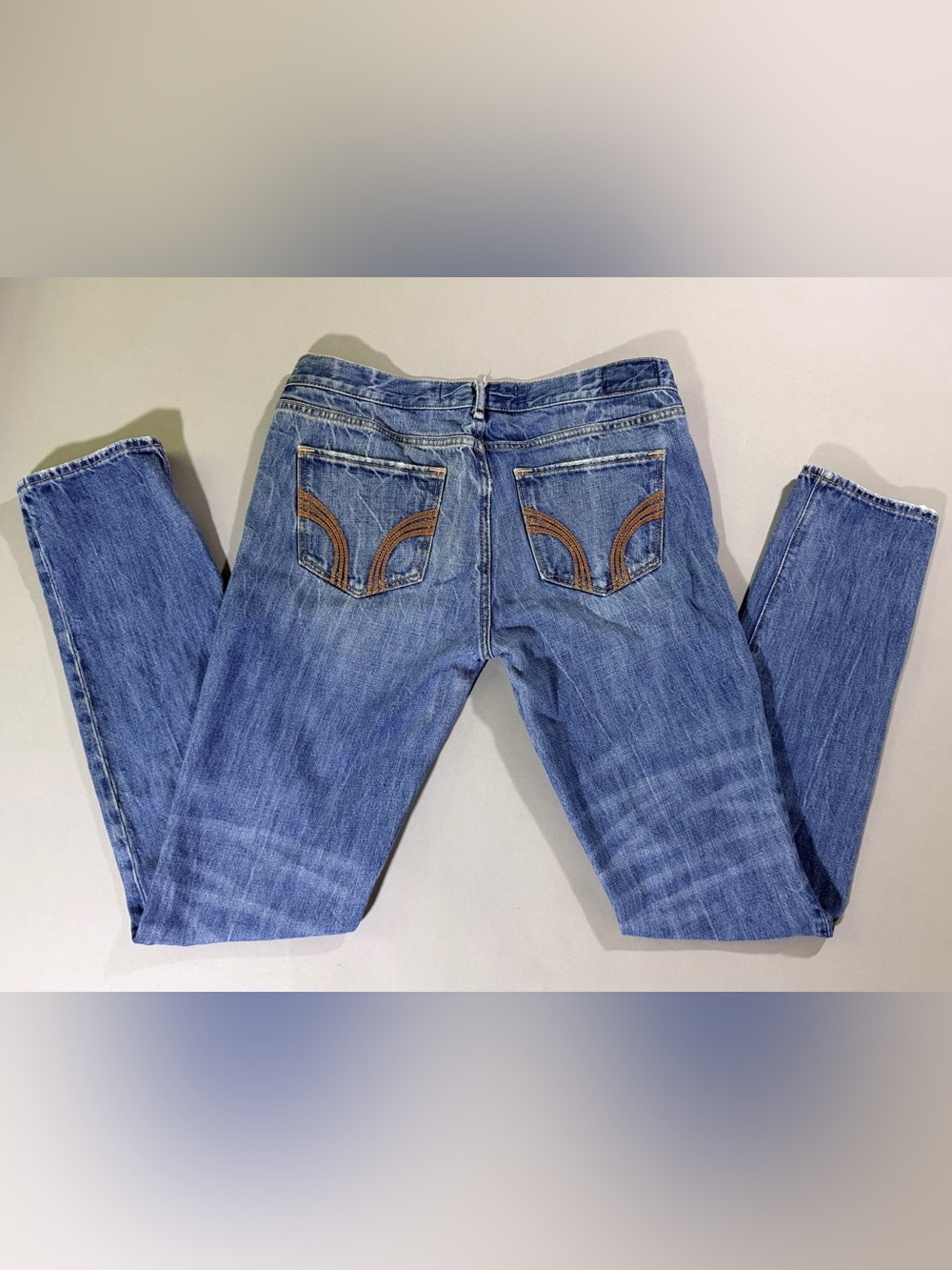 VTG Y2K Hollister Skinny Jeans w/Pocket Embroidery
